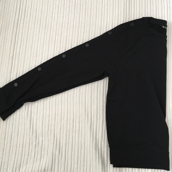 Athleta Snappy Sweatshirt Black Size XS - Picture 9 of 13
